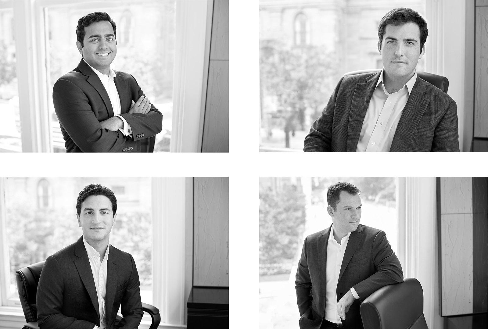 Professional Headshots of Leadership Teams in Boston and New York City.